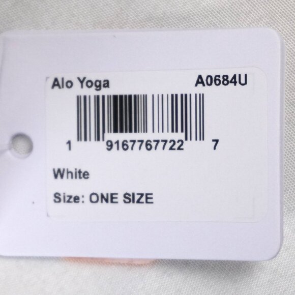 ALO Yoga Airlift Holographic Solar Visor w/ Adjustable Buckle in White OS - NWT - Picture 9 of 10